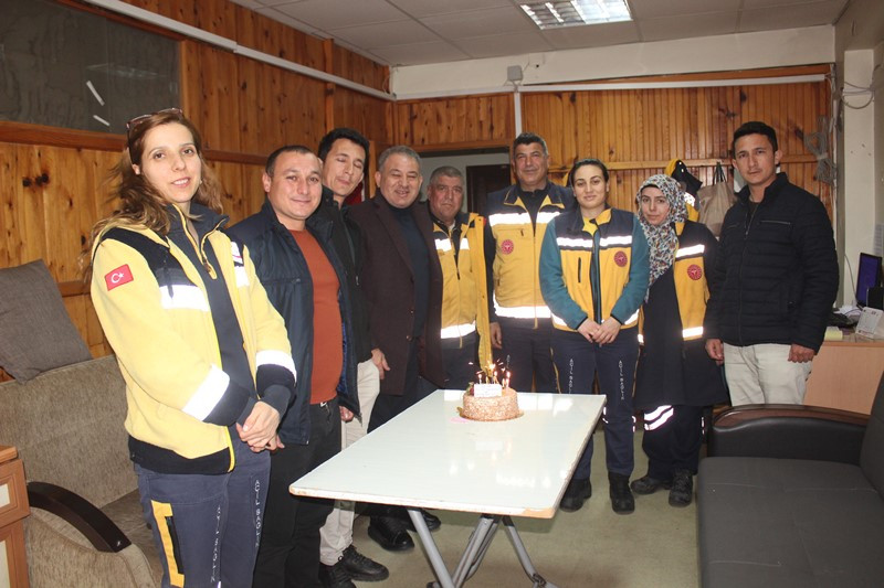Gülnar 112 Ekibine Anlamlı Ziyaret