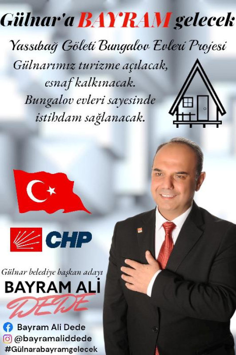 CHP Gülnar Belediye Başkan Adayı Bayram Ali Dede