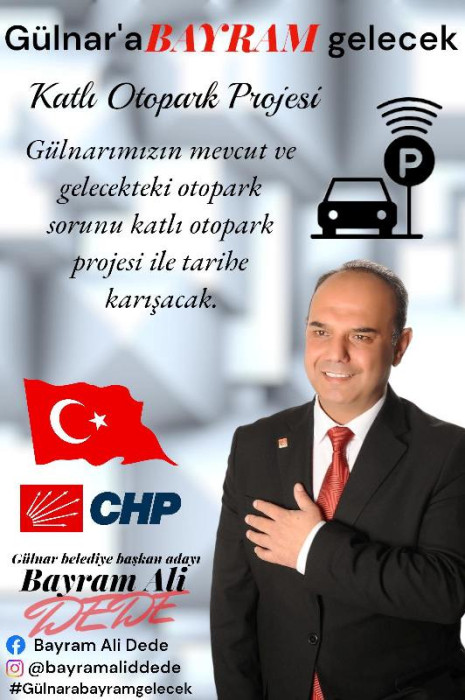 CHP Gülnar Belediye Başkan Adayı Bayram Ali Dede