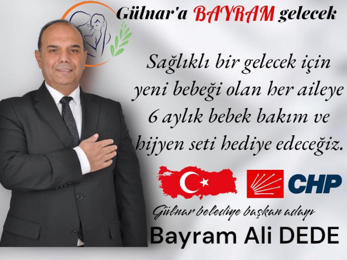 CHP Gülnar Belediye Başkan Adayı Bayram Ali Dede