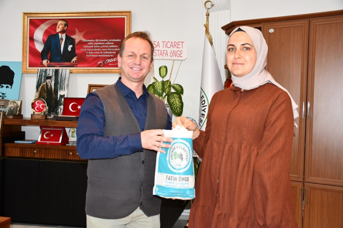 Başkan Fatih Önge Belediye Personelleriyle Bayramlaştı