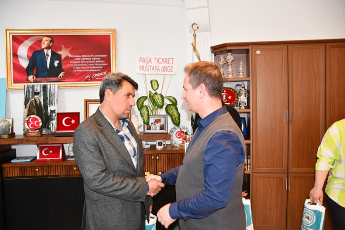Başkan Fatih Önge Belediye Personelleriyle Bayramlaştı