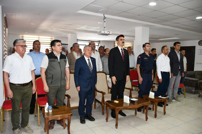 Gülnar, 2025 Orman Yangınları Sezonuna Hazırlık İçin Muhtarlarla Buluştu: Hedef Başardık, yine başaracağız