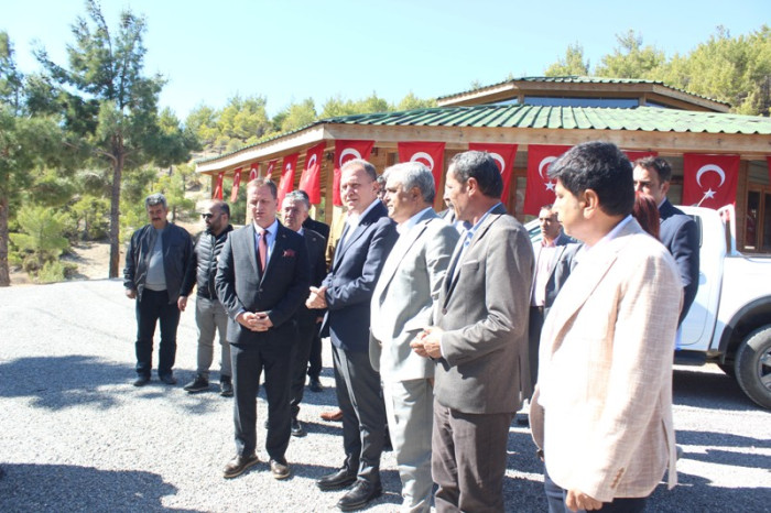 Mersin Büyükşehir Belediye Başkanı Vahap Seçer,Gülnar 'da