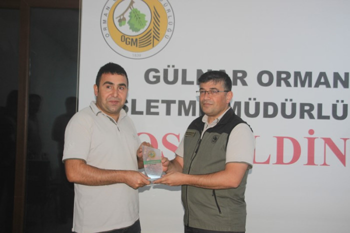 Gülnar Orman İşletme Müdürlüğünde Veda Yemeği Verildi