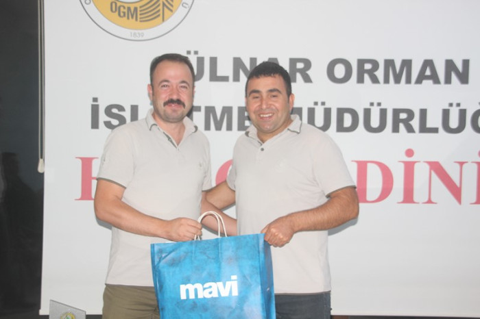 Gülnar Orman İşletme Müdürlüğünde Veda Yemeği Verildi