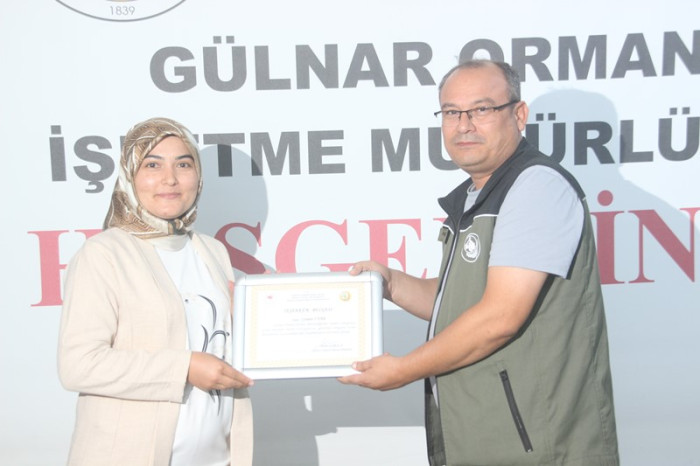 Gülnar Orman İşletme Müdürlüğünde Veda Yemeği Verildi