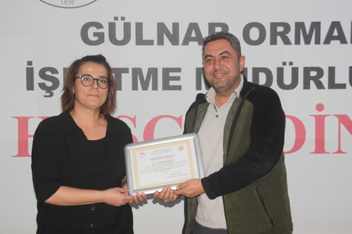 Gülnar Orman İşletme Müdürlüğünde Veda Yemeği Verildi