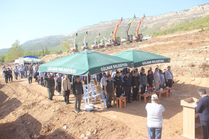 Kavakoluğu Mahallesinde Fidan Dikimi