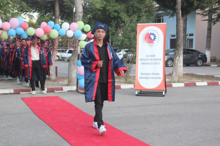 Gülnar Mesleki ve Teknik Anadolu Lisesinden 55 Öğrenci mezun oldu