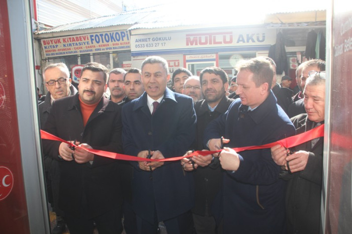 AK Parti MKYK Üyesi Mustafa Sever, Gülnar’da Mahalle Muhtarları ve sanayicilerle bir araya geldi