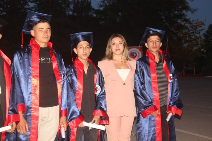 Gülnar Mesleki ve Teknik Anadolu Lisesinden 55 Öğrenci mezun oldu