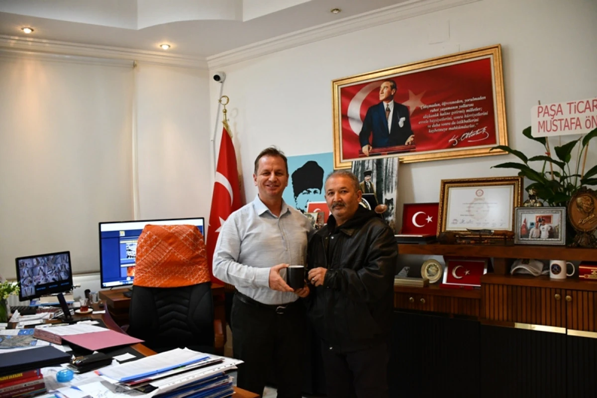 AA G&uuml;lnar Temsilcisi Taşlıalan&rsquo;dan Kaymakam Şanal ve Başkan &Ouml;ngen&rsquo;e Ziyaret