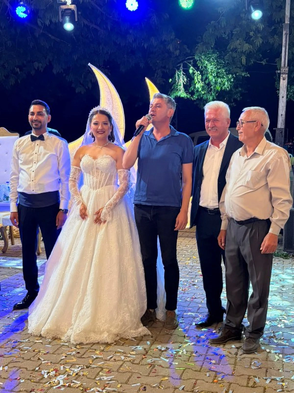 Başkan Fatih &Ouml;nge, Damla ve Adem &Ccedil;iftinin Mutluluğuna Ortak Oldu