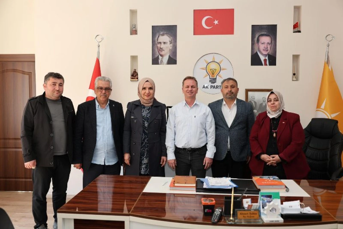 Başkan &Ouml;nge&rsquo;den AK Parti İl&ccedil;e Başkanlığına Ziyaret: "Cumhur İttifakı Omuz Omuza"