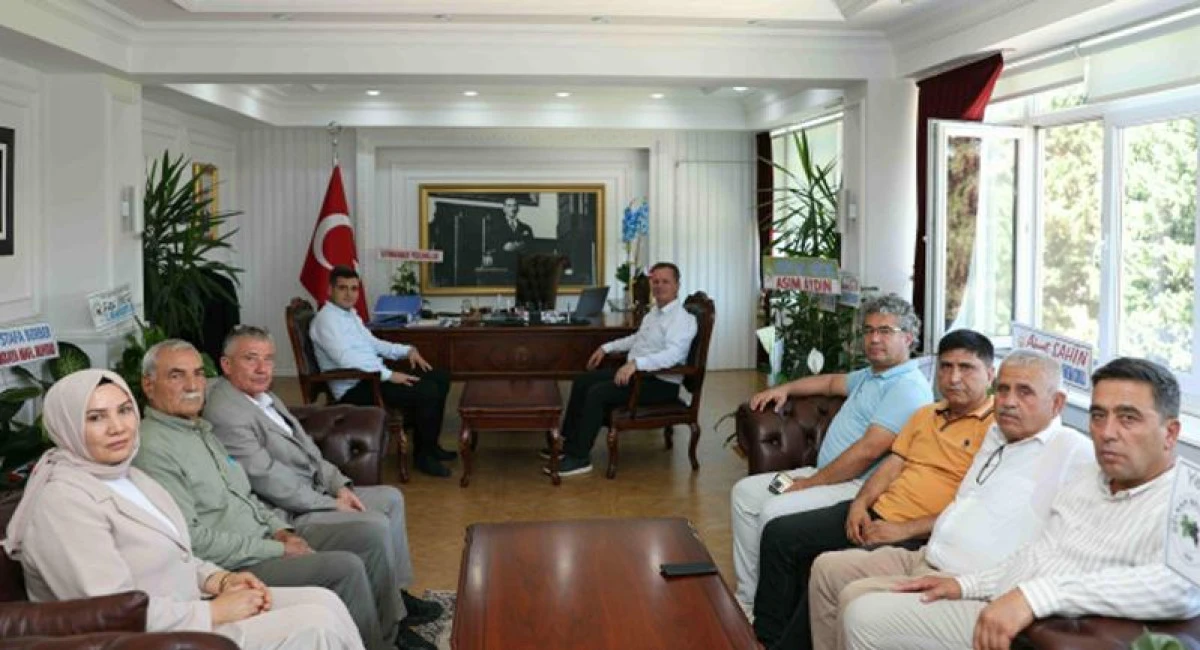 Başkan Önge'den Kaymakam Şanal'a Ziyaret: 