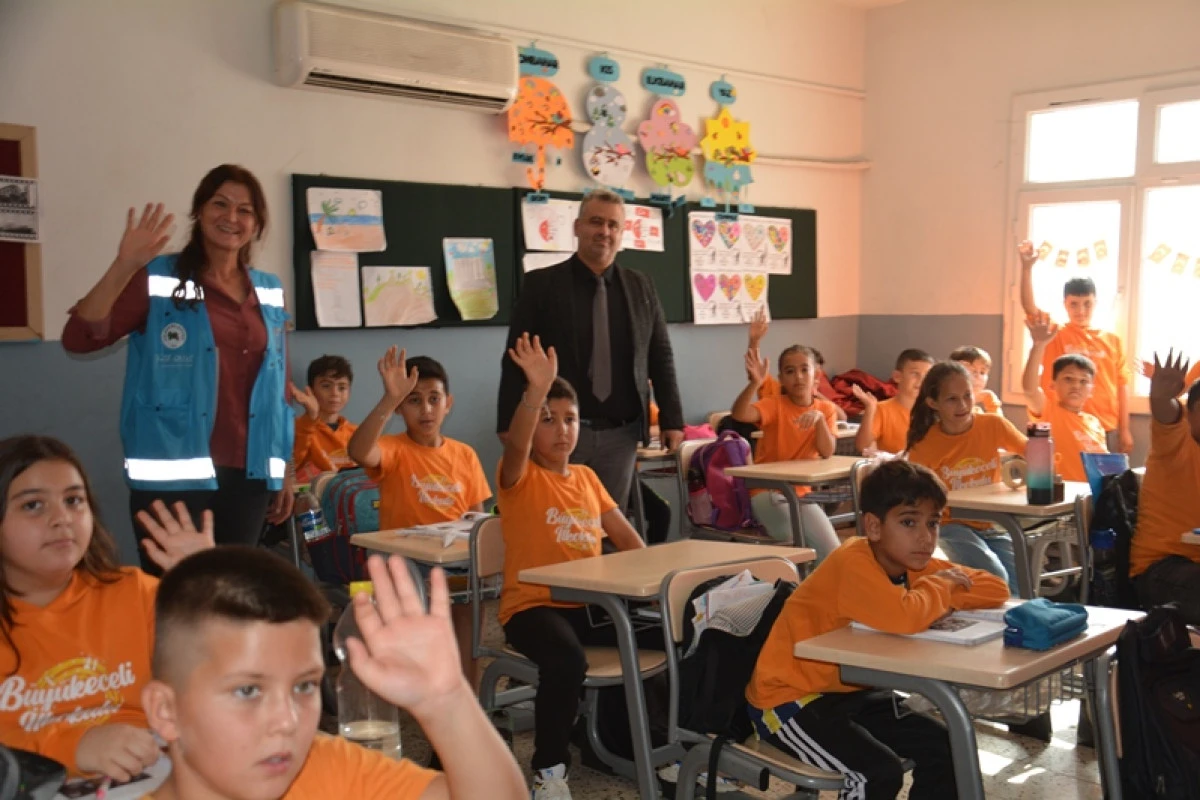 Büyükeceli İlkokulu Öğrencilerine Sıfır Atık Bilinci Aşılandı