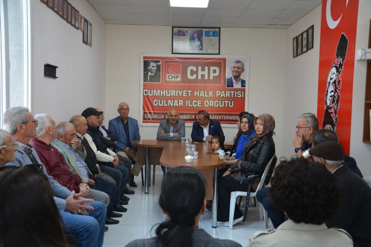  CHP Mersin Milletvekili Talat Dinçer, İlçe Teşkilatını Ziyaret Etti