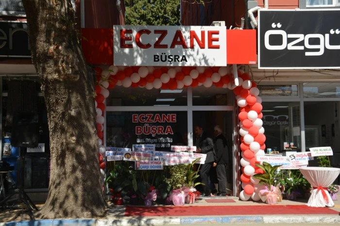 Gülnar'da Büşra Eczanesi Dualarla Açıldı