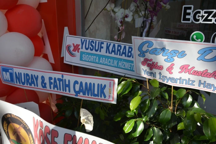 Gülnar'da Büşra Eczanesi Dualarla Açıldı