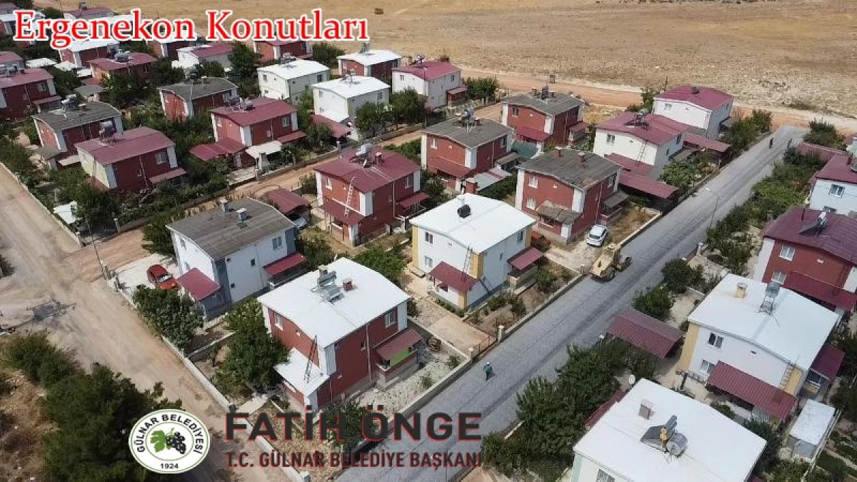 Ergenekon Konutlarında Asfalt Sevinci: Gülnar'a Eşit Hizmet Anlayışı