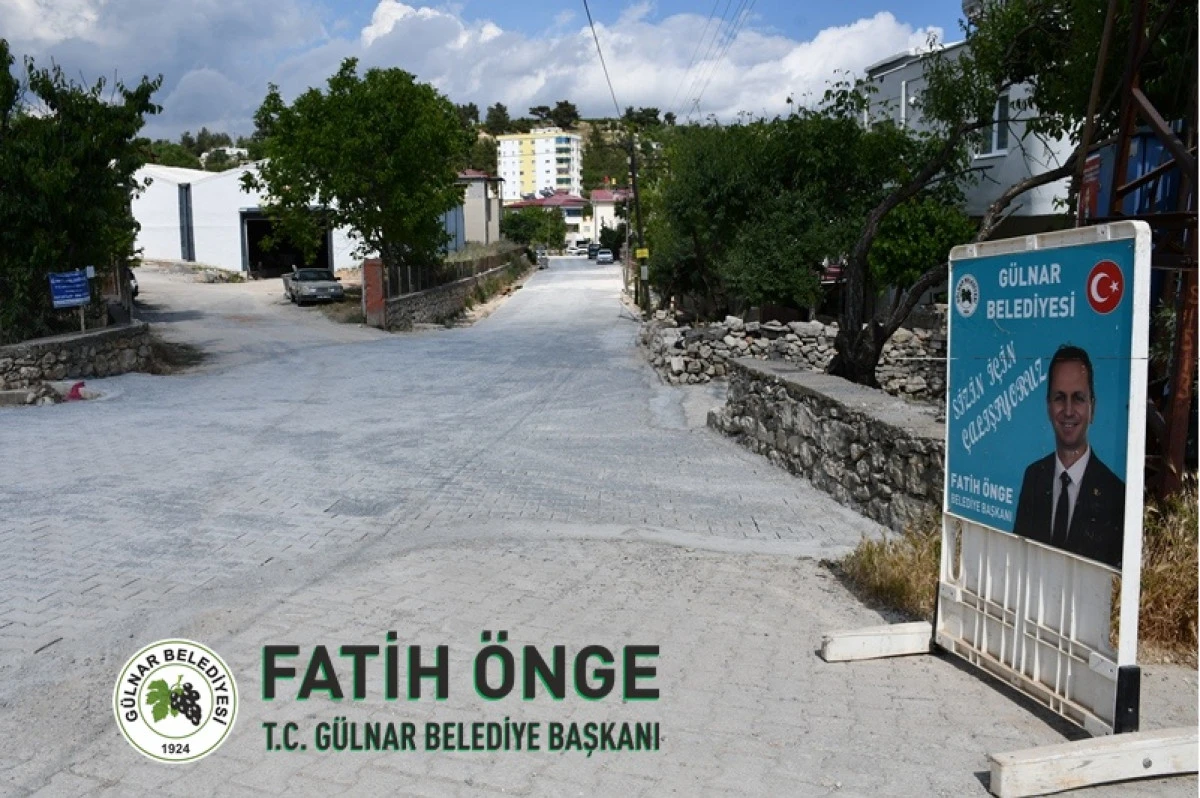Gül Sokak’a Parke Taşı Döşendi