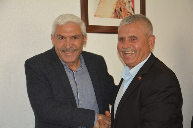 Gülnar Belediye Başkan Vekili Yaşar Bahar, Eski Aydıncık Belediye Meclis Üyesi Nazım Çabuk'u Ziyaret Etti