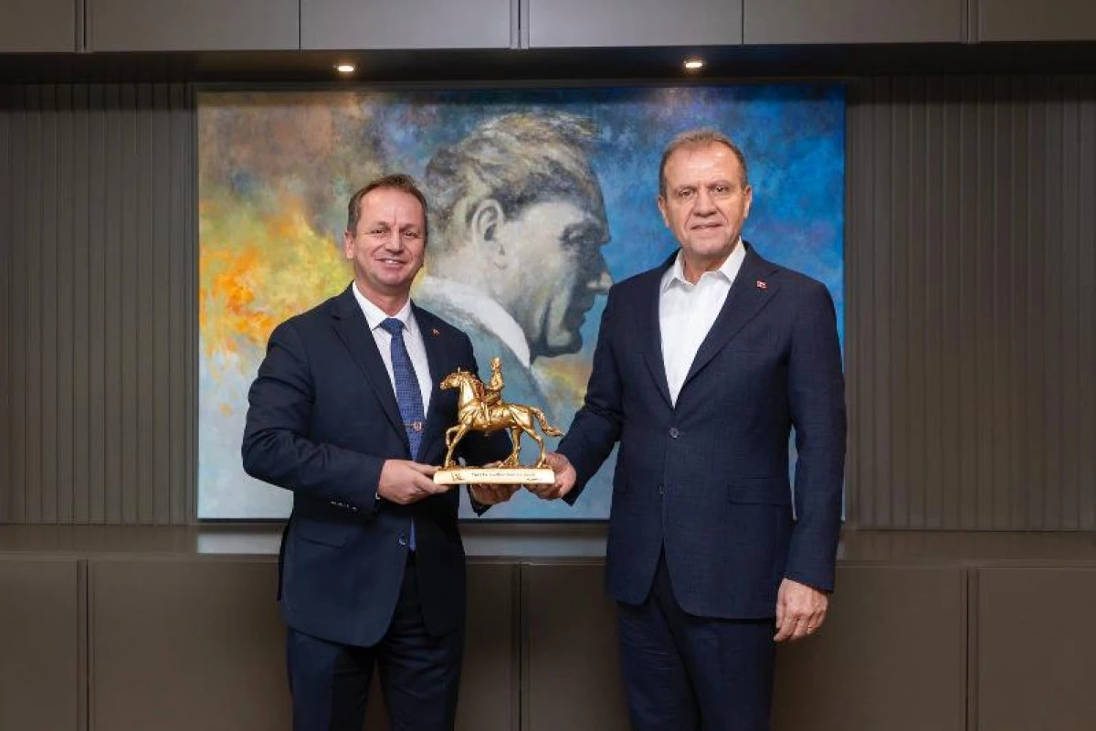 G&uuml;lnar Belediye Başkanı Fatih &Ouml;nge&rsquo;den B&uuml;y&uuml;kşehir&rsquo;e Nezaket Ziyareti