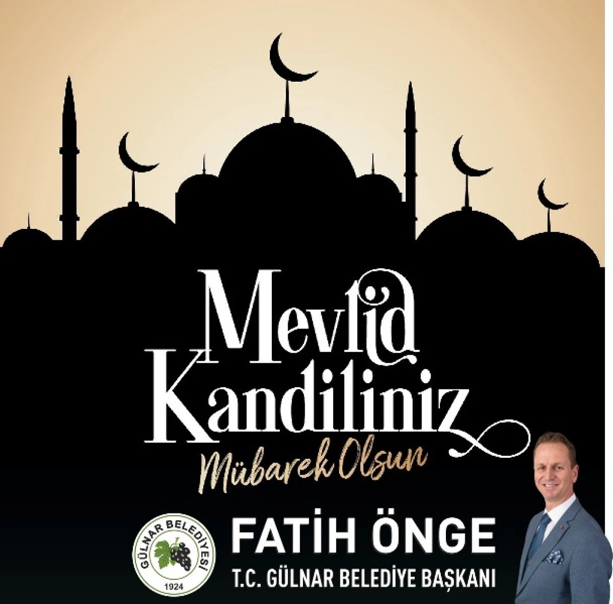 G&uuml;lnar Belediye Başkanı Fatih &Ouml;nge&rsquo;den Mevlid Kandili Mesajı