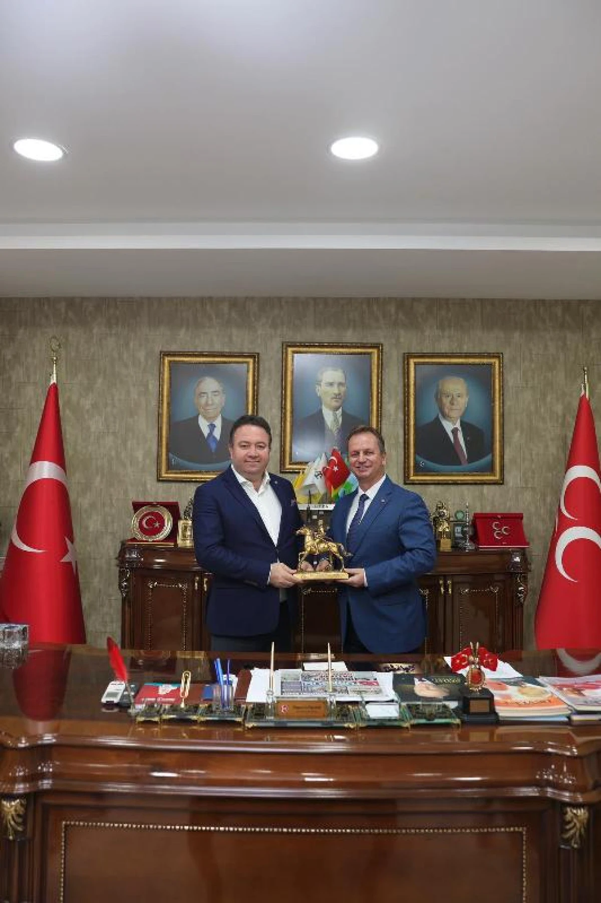 Gülnar Belediye Başkanı Fatih Önge'den MHP İl Başkanı'na Ziyaret