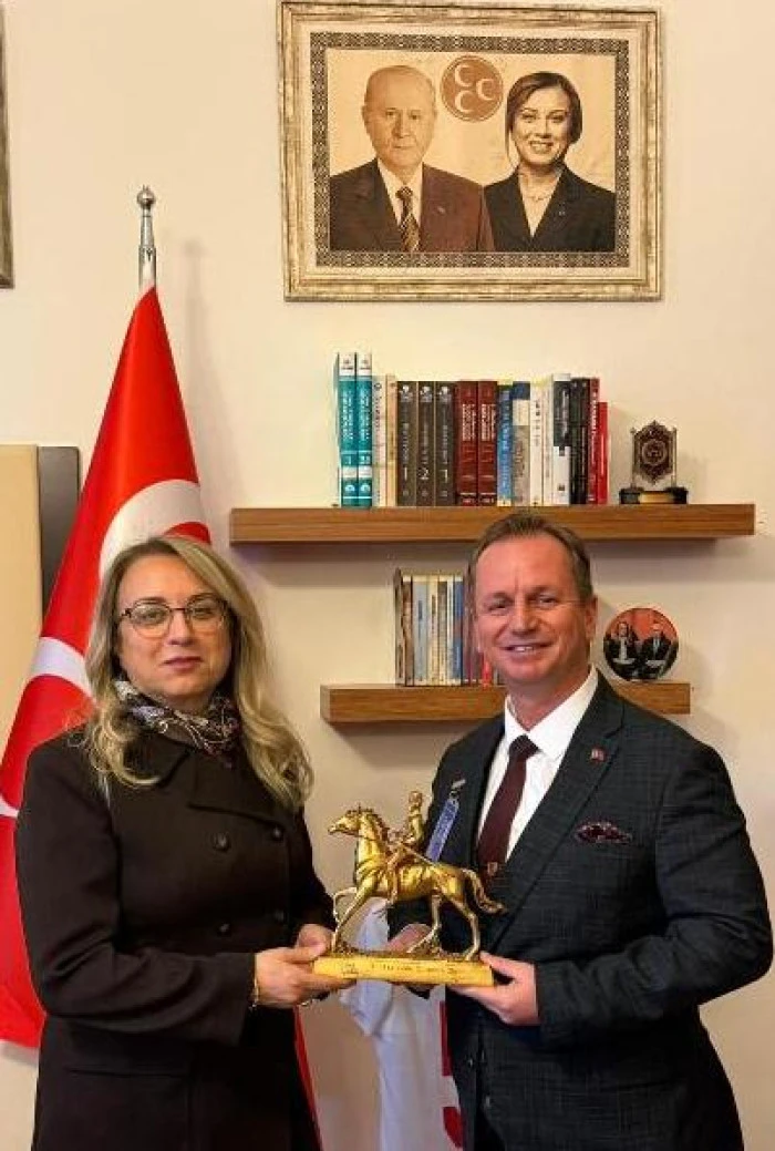 G&uuml;lnar Belediye Başkanı Fatih &Ouml;nge&rsquo;den Prof. Dr. Filiz Kılı&ccedil;&rsquo;a Ziyaret