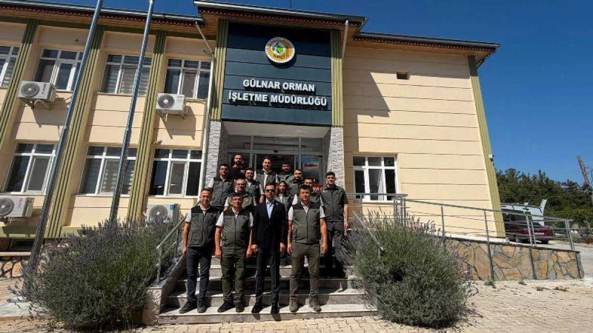 G&uuml;lnar Kaymakamı Emrah Aslan&rsquo;dan Orman İşletme M&uuml;d&uuml;rl&uuml;ğ&uuml;&rsquo;ne Ziyaret