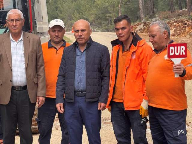 Gülnar Sipahili Yolunda Genişleme Çalışması Devam Ediyor
