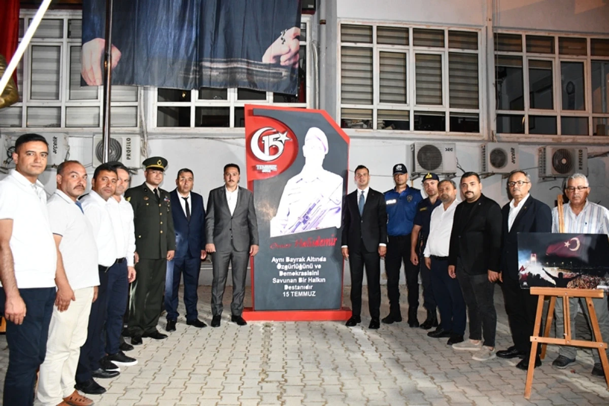 G&uuml;lnar'da 15 Temmuz Demokrasi Ve Milli Birlik G&uuml;n&uuml; Coşkuyla Anıldı