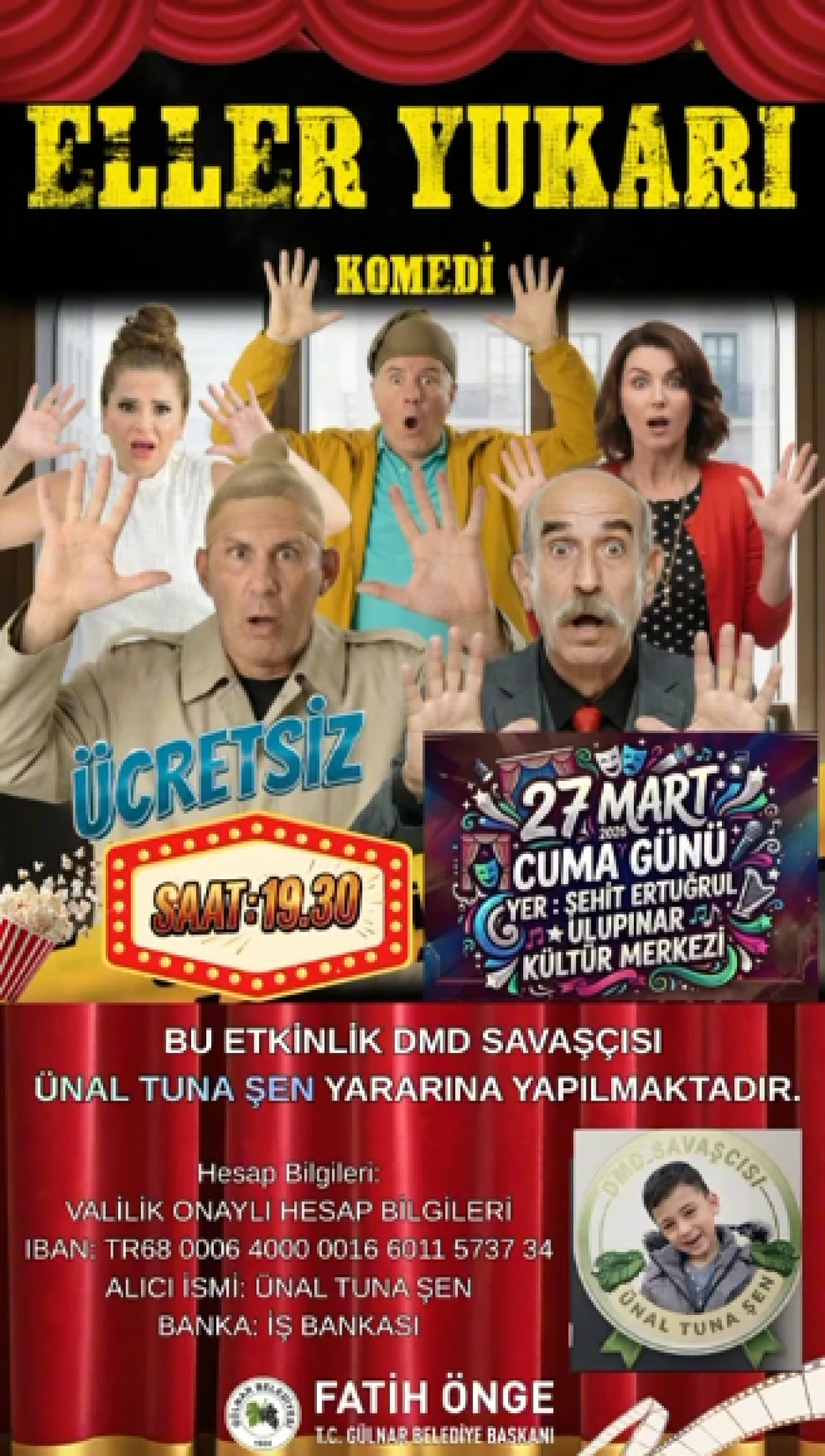 G&uuml;lnar&rsquo;da Anlamlı Buluşma: Kahkahalar &Uuml;nal Tuna Şen İ&ccedil;in İyiliğe D&ouml;n&uuml;ş&uuml;yor!