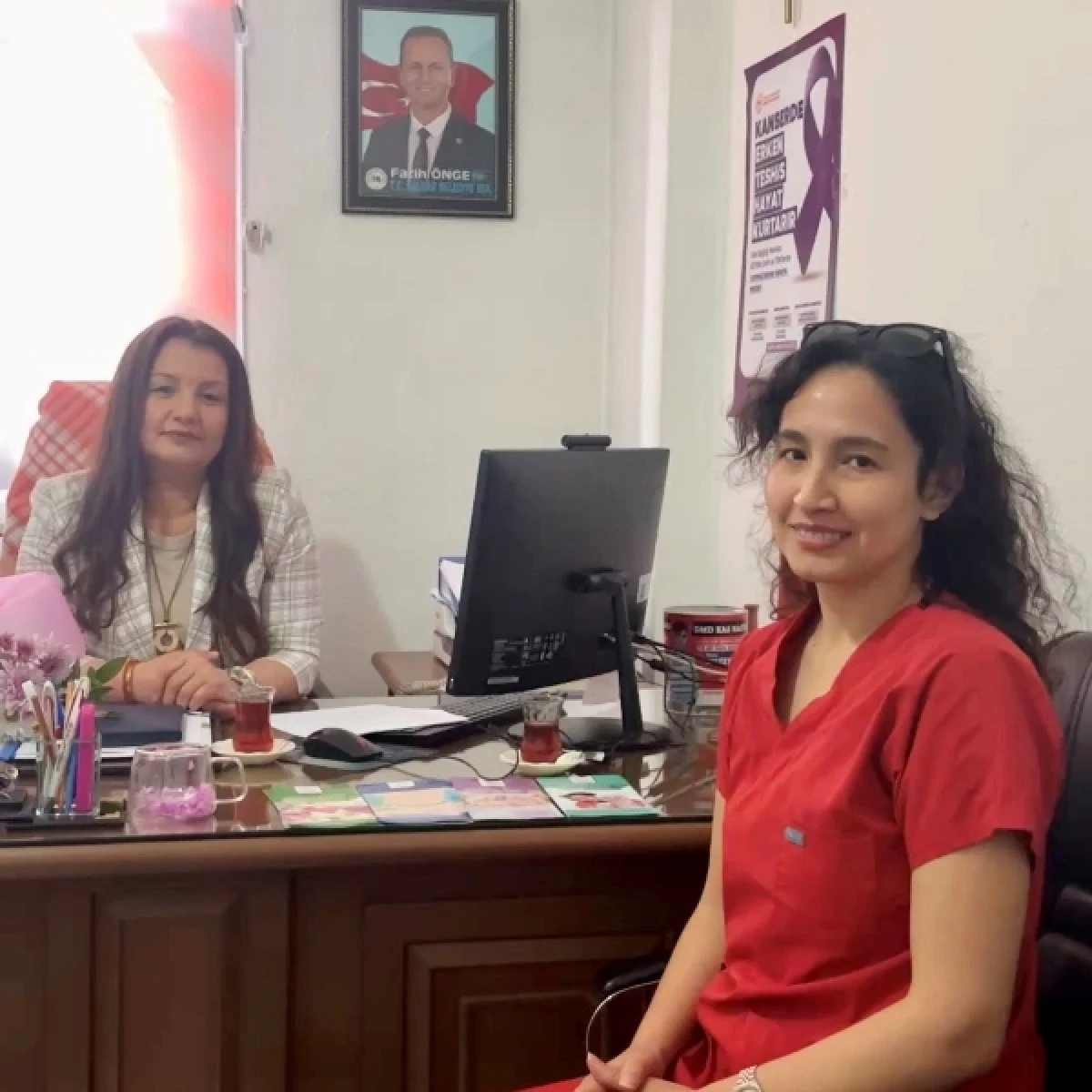 G&uuml;lnar il&ccedil;esinde Kanser Haftasında &ccedil;eşitli etkinlikler yapıldı