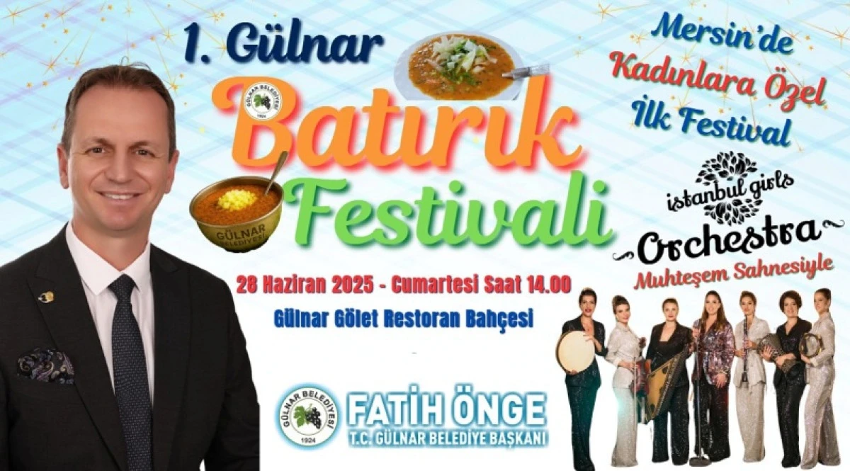 Gülnar'da Kadınlara Özel Batırık Festivali Coşkuyla Kutlanacak
