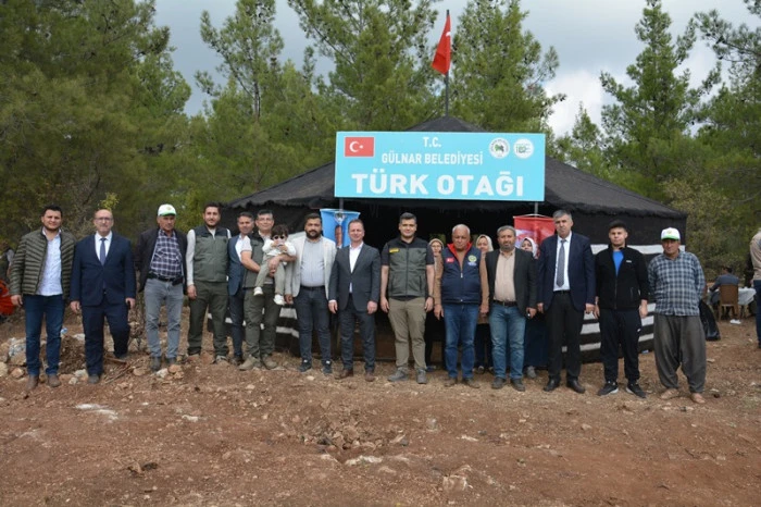 Gülnar’da Milli Ağaçlandırma Gününde 750 Lavanta Fidanı Toprakla Buluştu