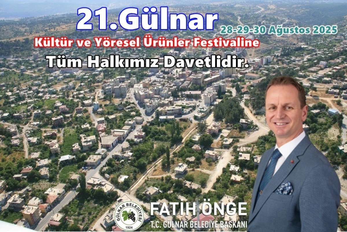 Gülnar'da Ürünler Tanıtılacak, Festival Coşkusu Yaşanacak
