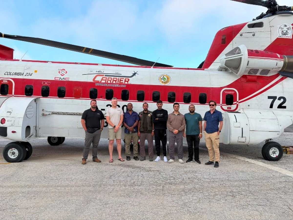 G&uuml;lnar&rsquo;da Yangın S&ouml;nd&uuml;rme Helikopterleri G&ouml;reve Başladı