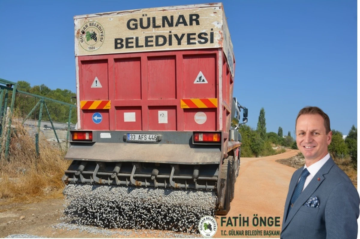 G&uuml;lnar&rsquo;da Yol &Ccedil;alışmaları Hız Kesmiyor