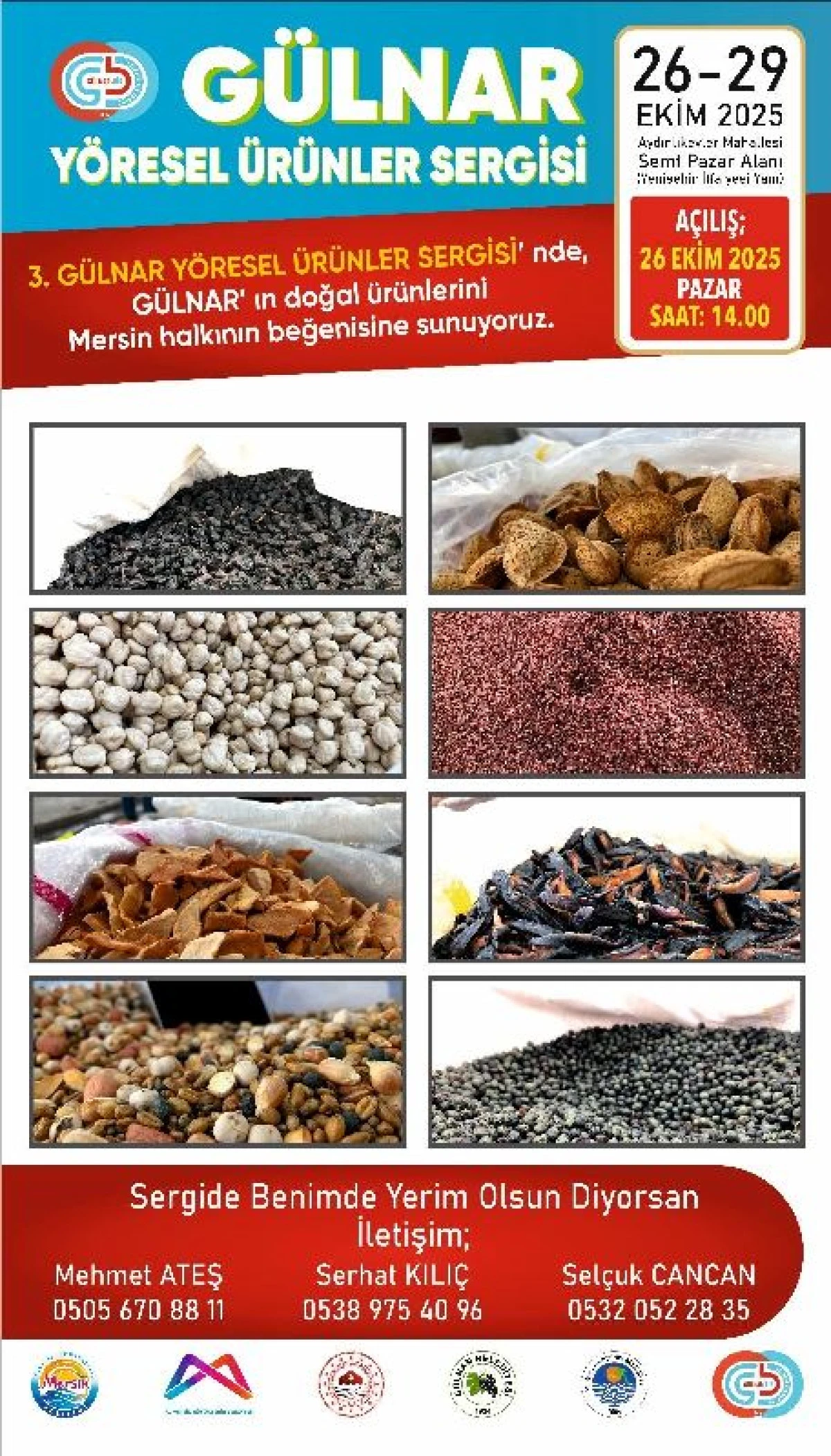 Gülnar'ın Yöresel Lezzetleri Mersin'e Taşınıyor: 3. Ürünler Festivali Başlıyor