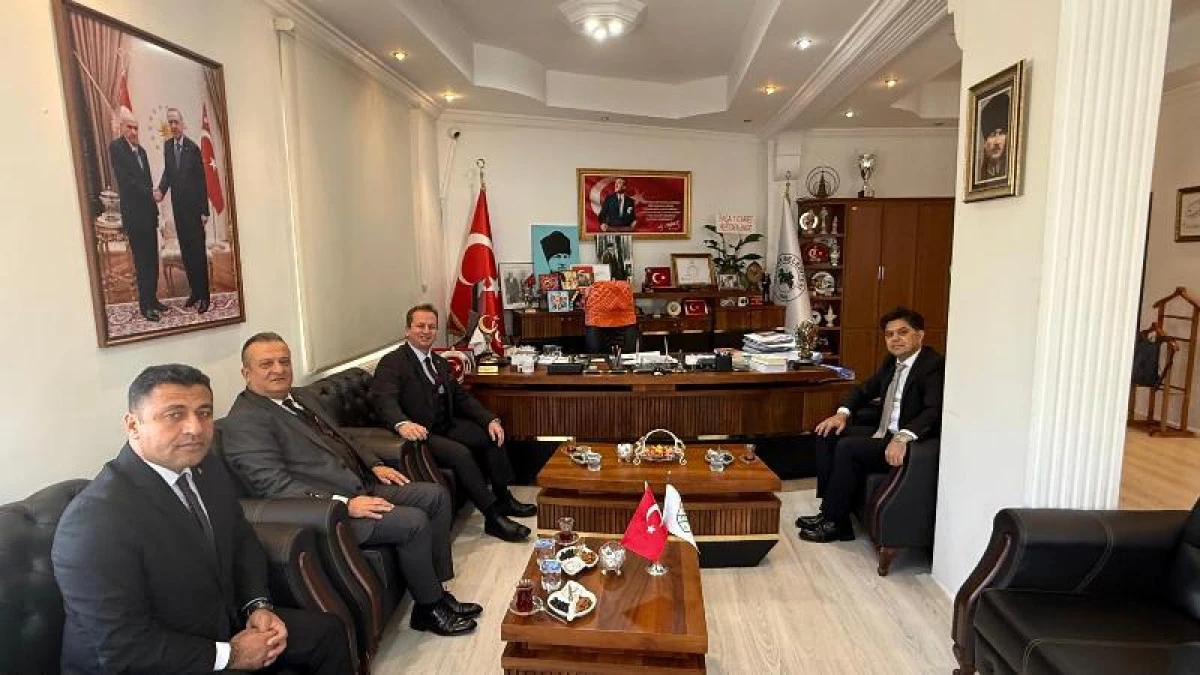 İl Milli Eğitim M&uuml;d&uuml;r&uuml; &Ouml;zdemirci&rsquo;den Başkan &Ouml;nge&rsquo;ye Ziyaret