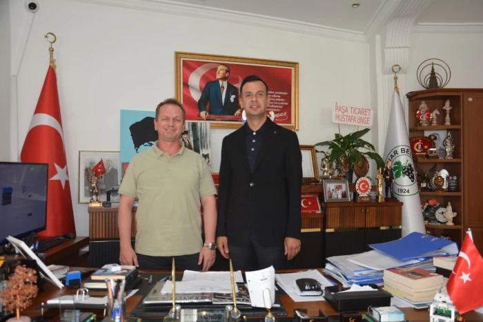  Kaymakam Aslan'dan Başkan &Ouml;nge'ye Ziyaret