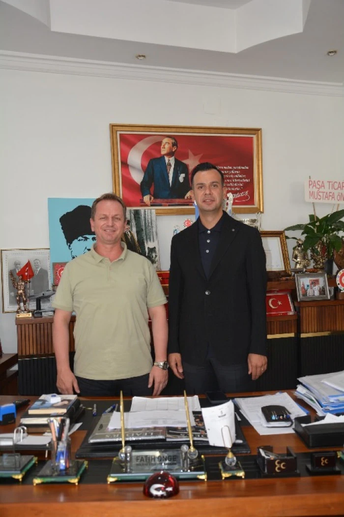  Kaymakam Aslan'dan Başkan &Ouml;nge'ye Ziyaret