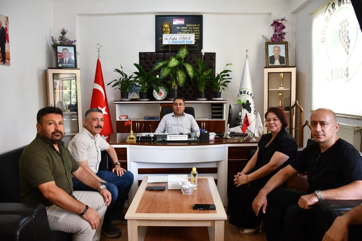 Mersin 112 Başhekimliğinden G&uuml;lnar Belediyesi Başkan Vekili Muhammet Ol&ccedil;um&rsquo;a Ziyaret