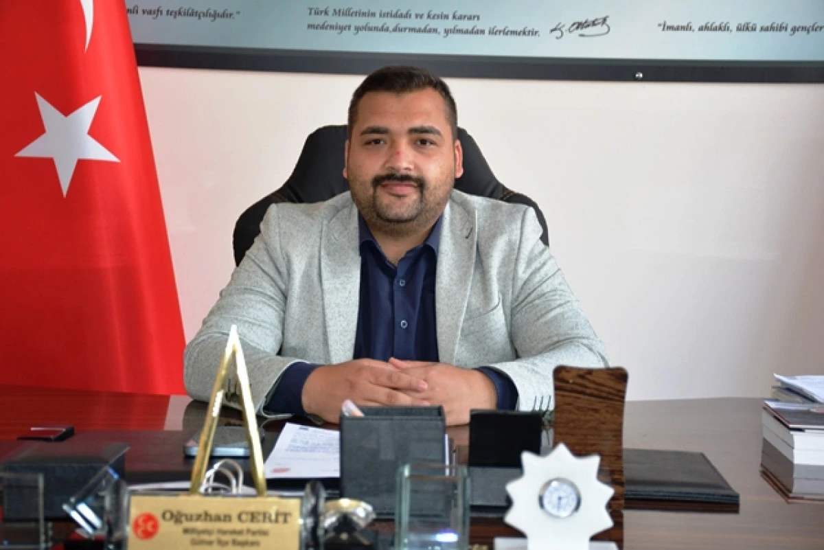 MHP Gülnar İlçe Başkanı Oğuzhan Cerit'ten Kurban Bayramı Mesajı