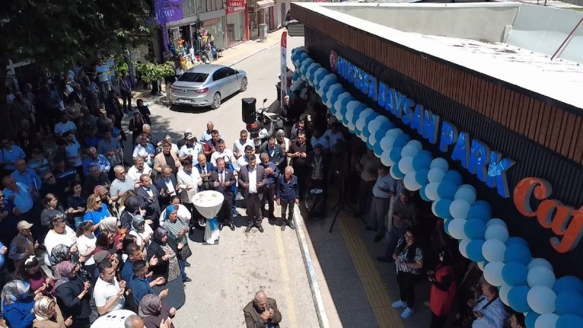 "Mustafa Baysan Park Kafe" A&ccedil;ıldı!