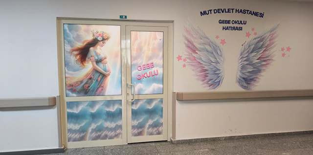 Mut Devlet Hastanesi’nde Gebe Okulu Açıldı