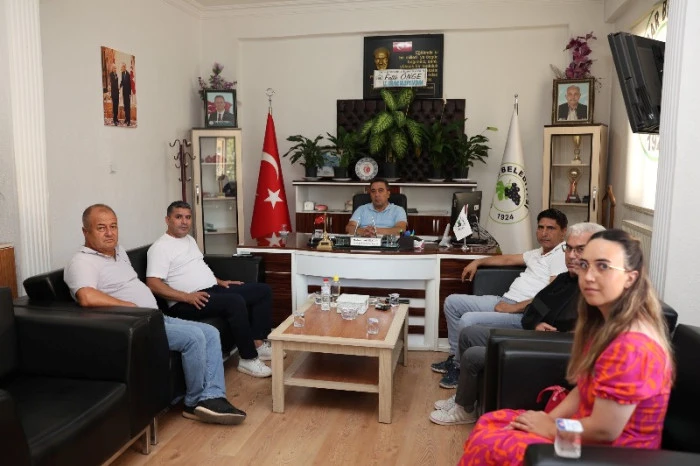 SGK Mersin İl M&uuml;d&uuml;r&uuml; Ali Ko&ccedil;&rsquo;tan G&uuml;lnar Belediyesi&rsquo;ne Ziyaret